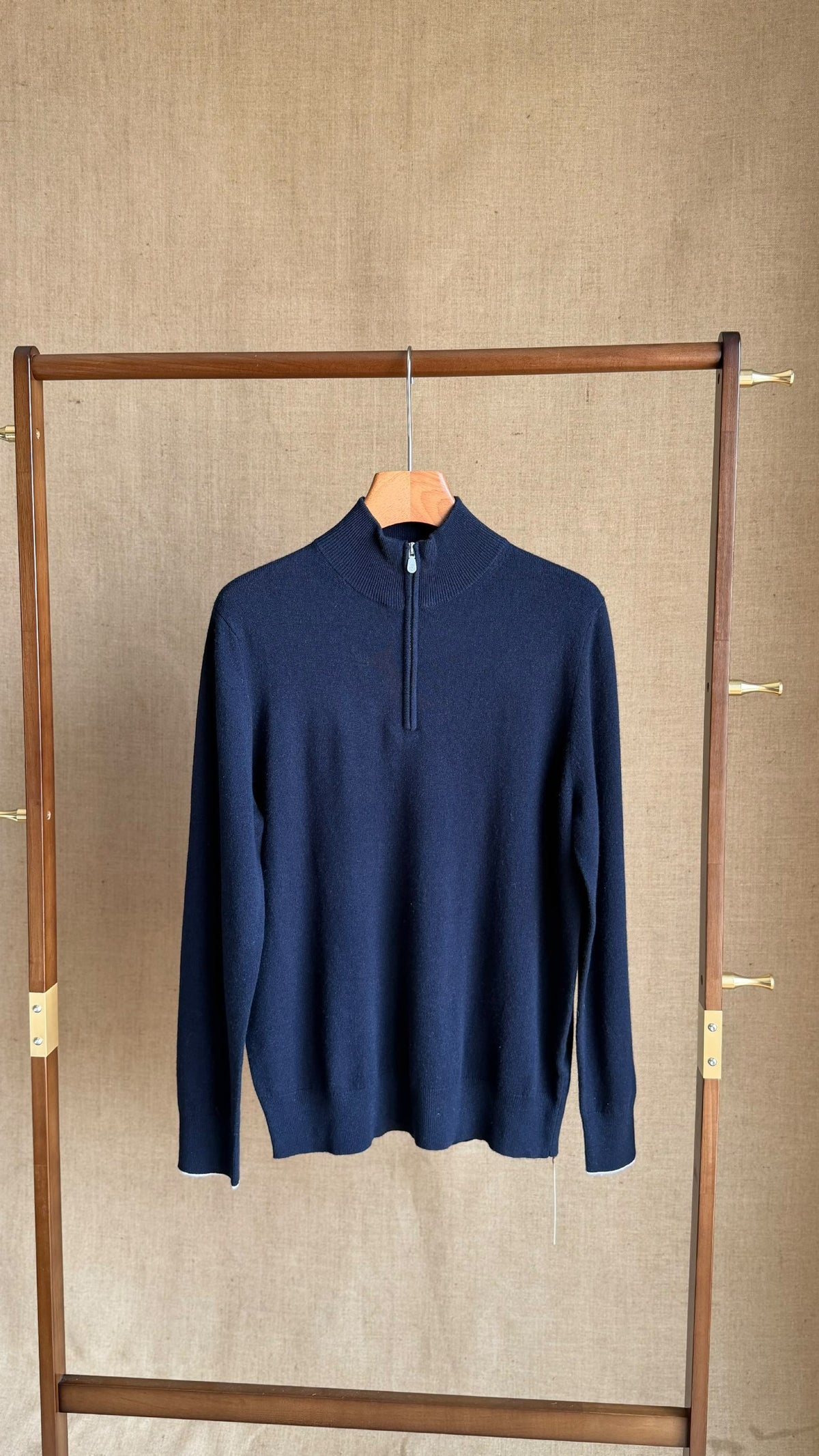 Loro Piana Polo Sweater - Navy