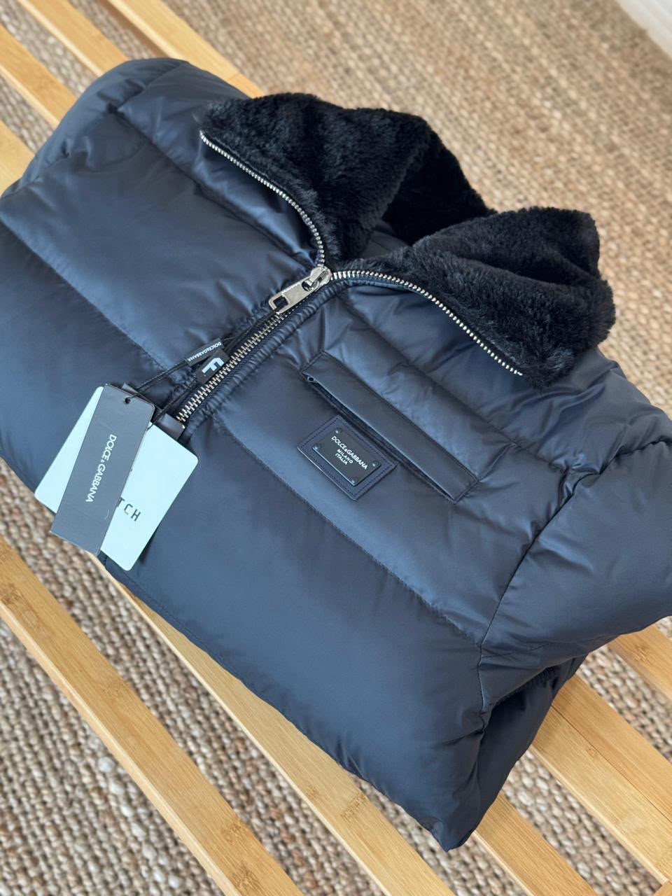 Dolce & Gabbana Puffer Jacket - Navy