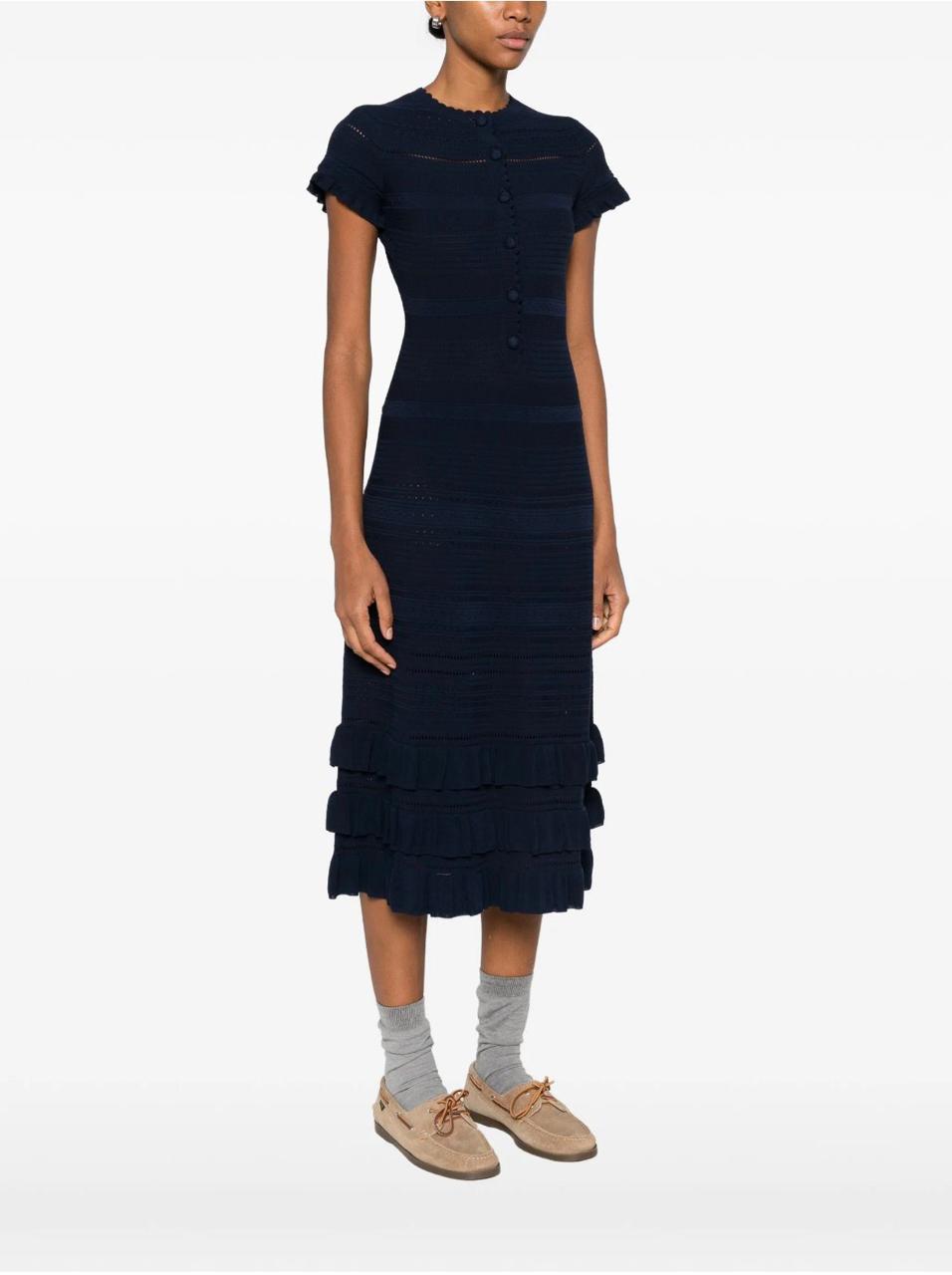 Maje Dress - Navy