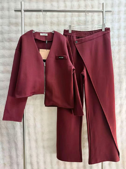 Miu Miu Set - Burgundy