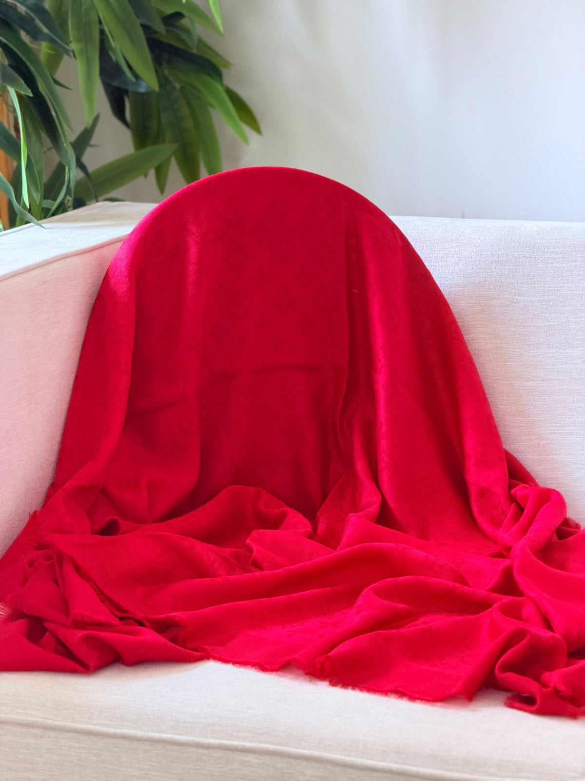 Louis Vuitton Scarf - Red Monogram