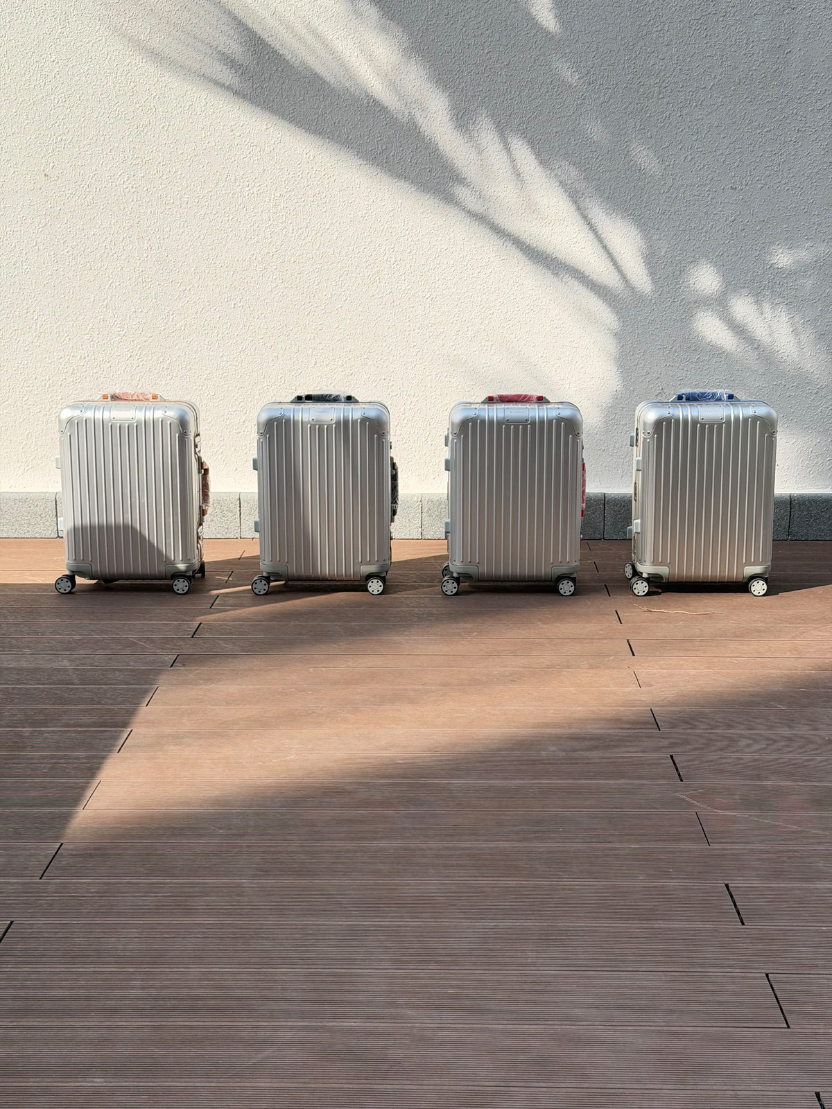 Rimowa Suitcase - Black, Brown, Silver