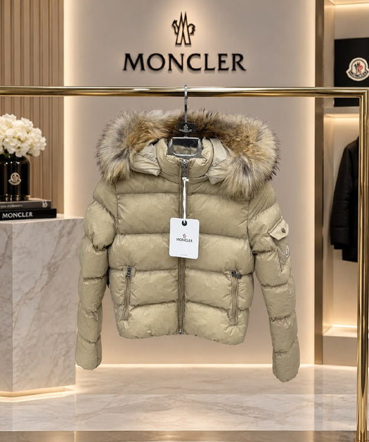 Moncler Hooded Jacket - Beige