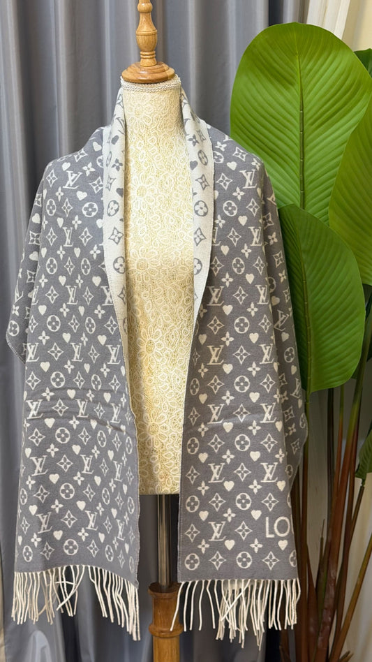 Louis Vuitton Scarf Monogram - Grey