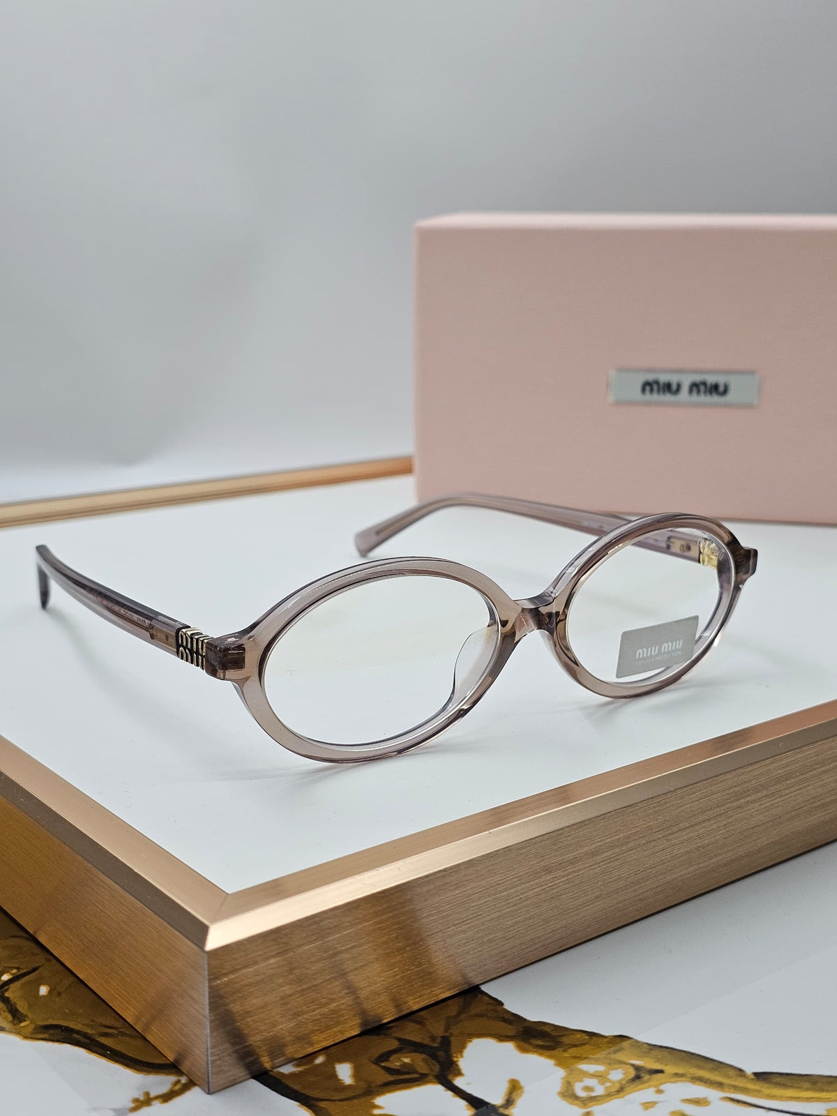 Miu Miu Sunglasses - Mauve & Clear
