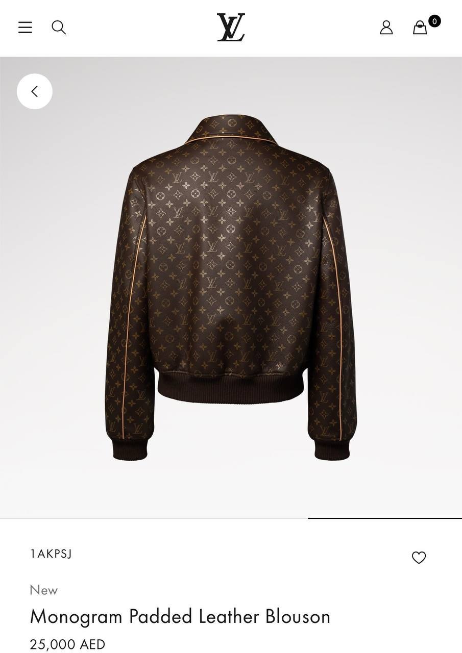 Louis Vuitton Bomber Jacket - Brown Monogram