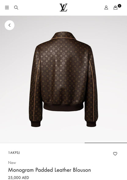 Louis Vuitton Bomber Jacket - Brown Monogram