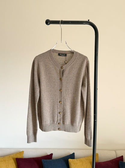 Loro Piana Cardigan - Beige, Light Blue
