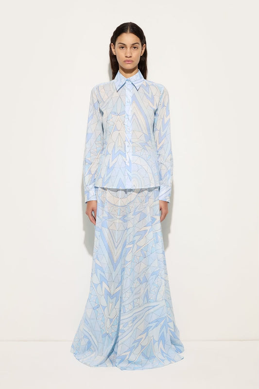 Pucci Tie-Neck Set - White