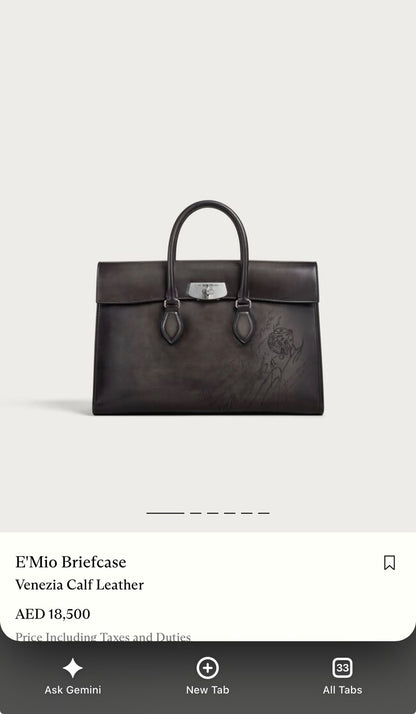 Berluti Briefcase - Black