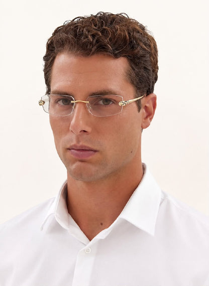 Cartier Sunglasses - Gold & Clear