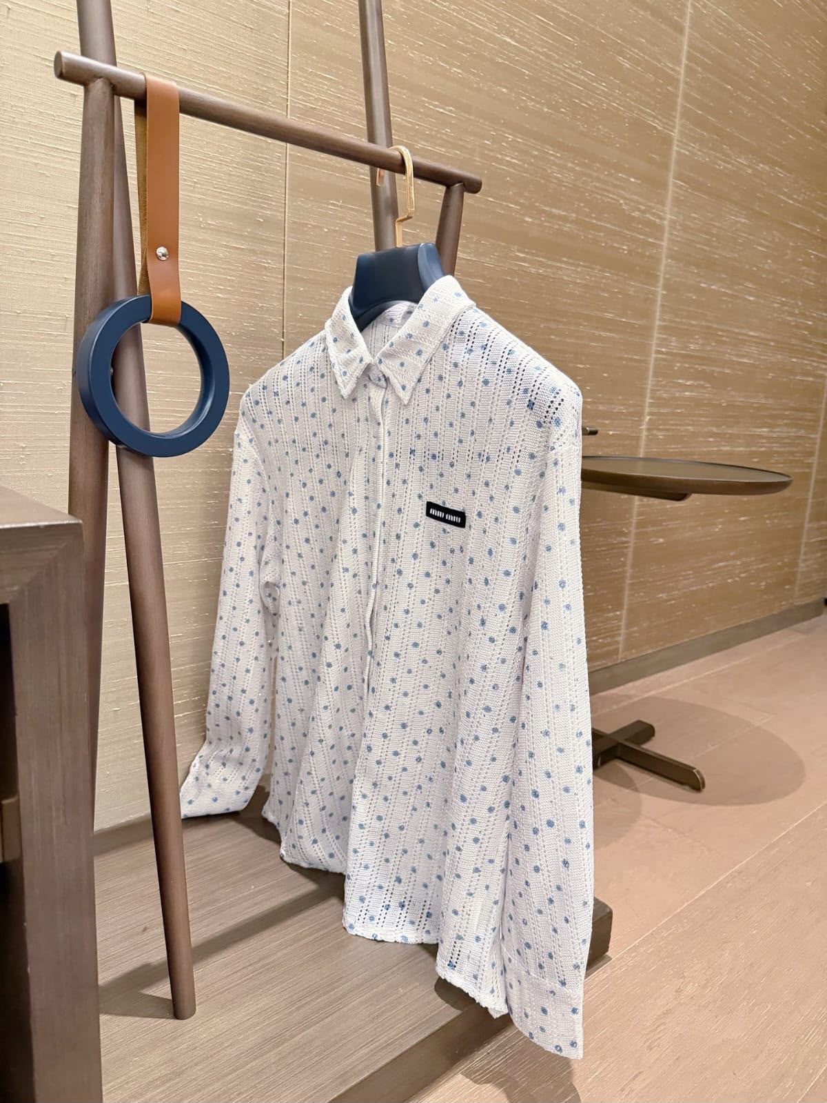 Miu Miu Polo Sweater - White