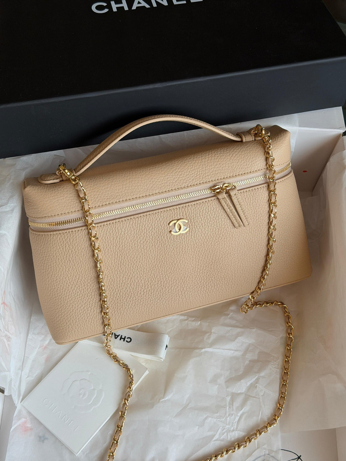 Chanel Vanity Case - Beige