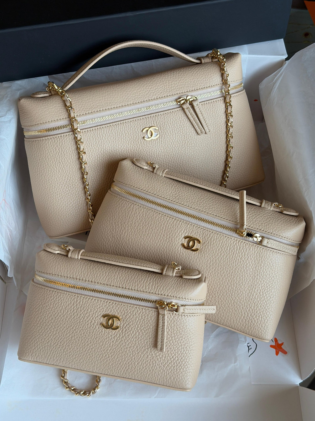 Chanel Vanity Case - Beige