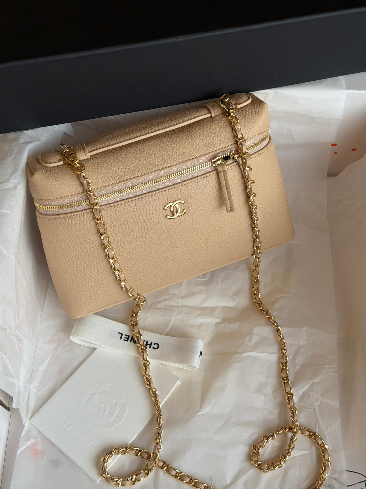 Chanel Vanity Case - Beige