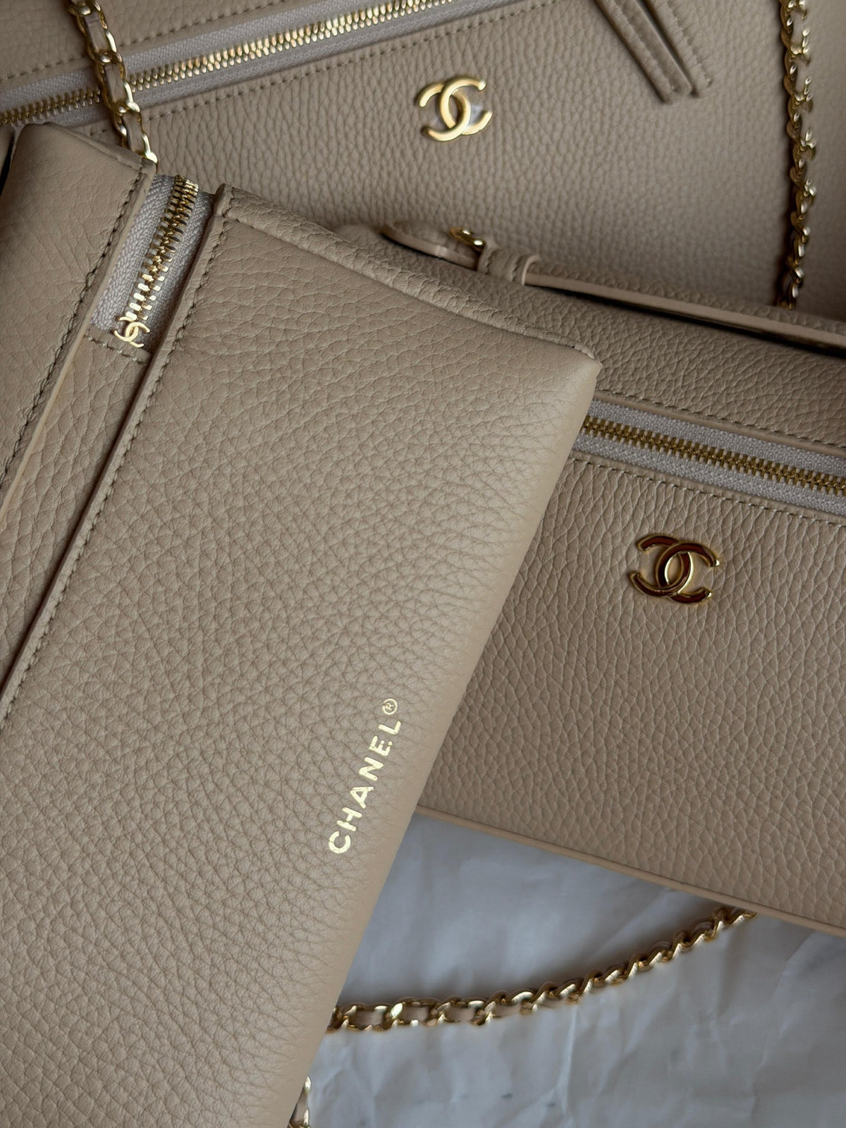 Chanel Vanity Case - Beige