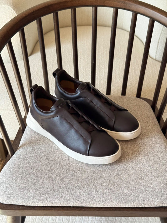Zegna Panel Sneakers - Grey