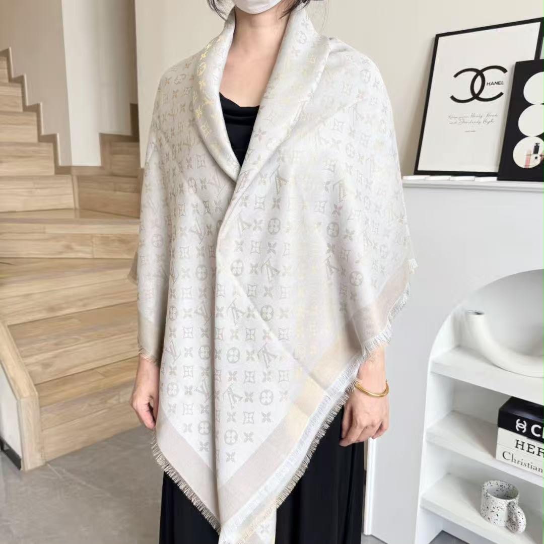 Louis Vuitton Scarf - White Monogram