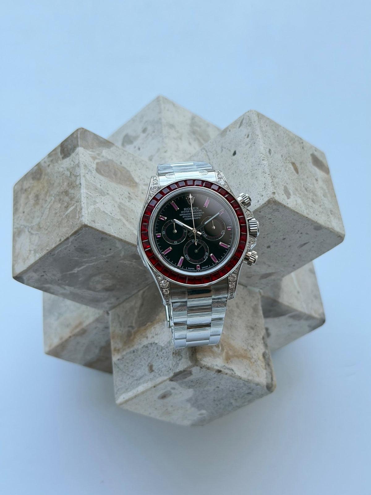 Rolex Watch - Black & Red