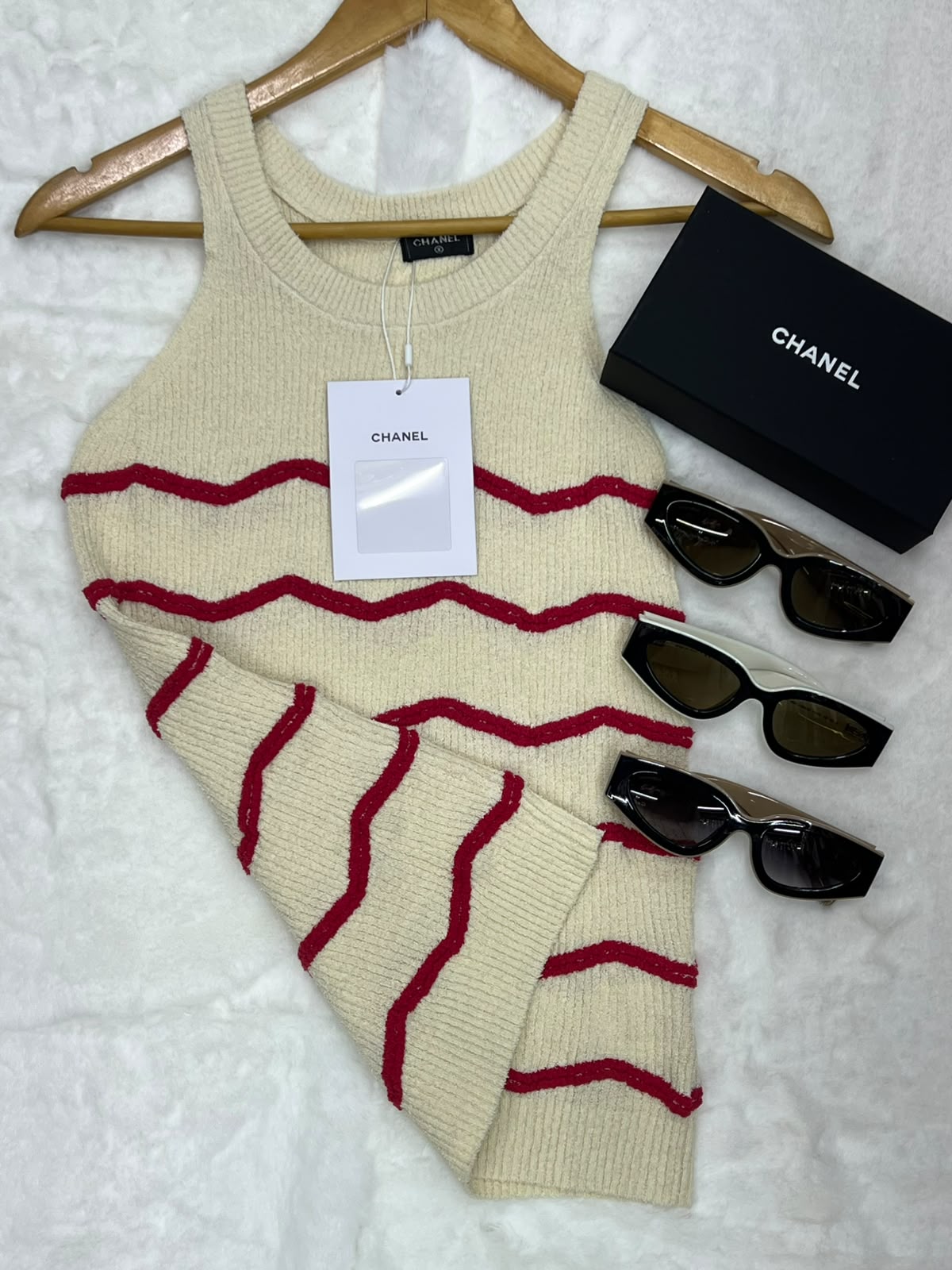 Chanel Knitted T-Shirt - White