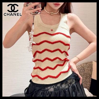 Chanel Knitted T-Shirt - White