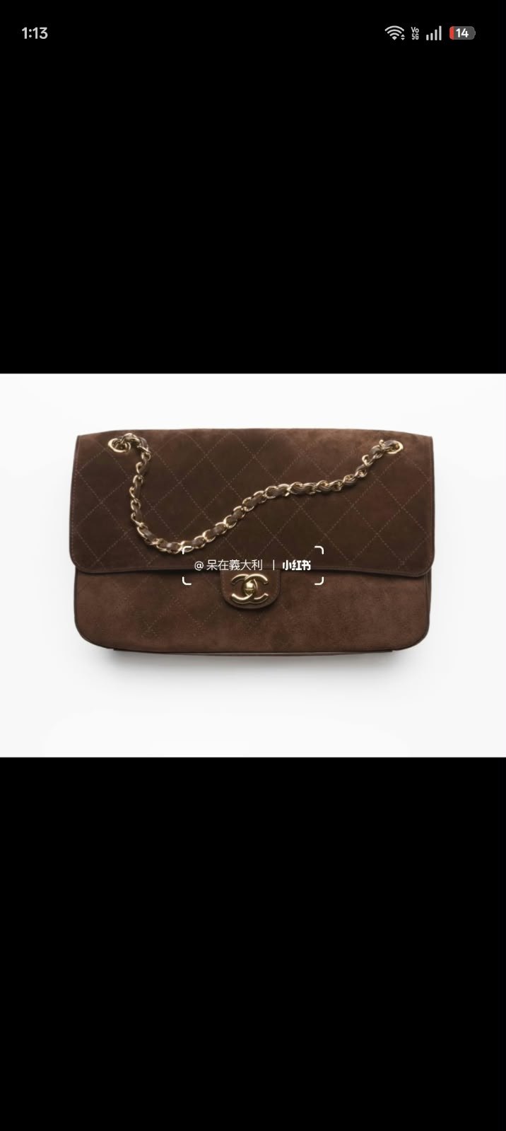 Chanel Quilted Flap Shoulder Bag - Dark Brown
