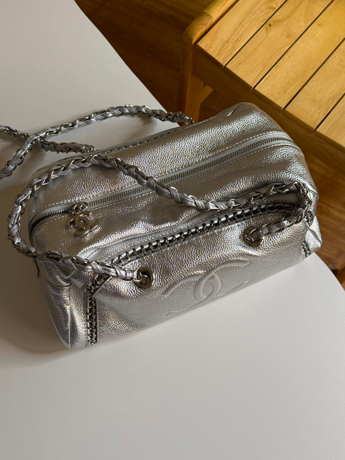 Chanel Shoulder Bag - Silver