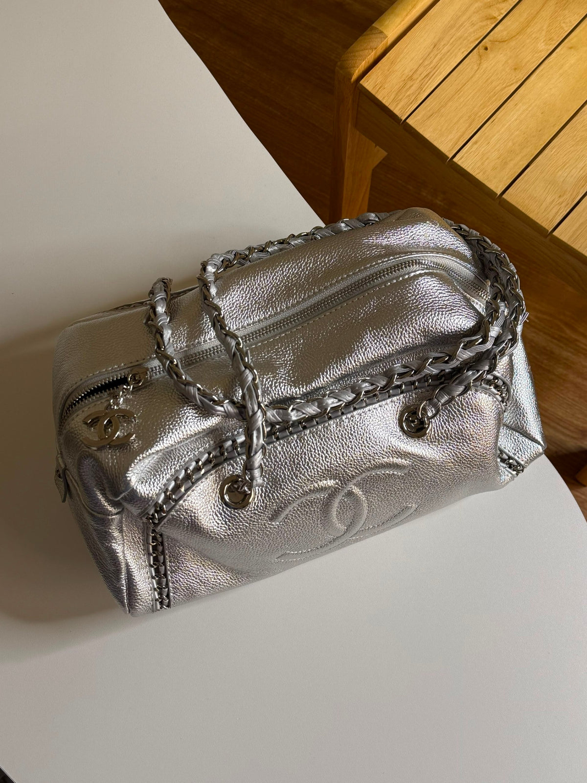 Chanel Shoulder Bag - Silver