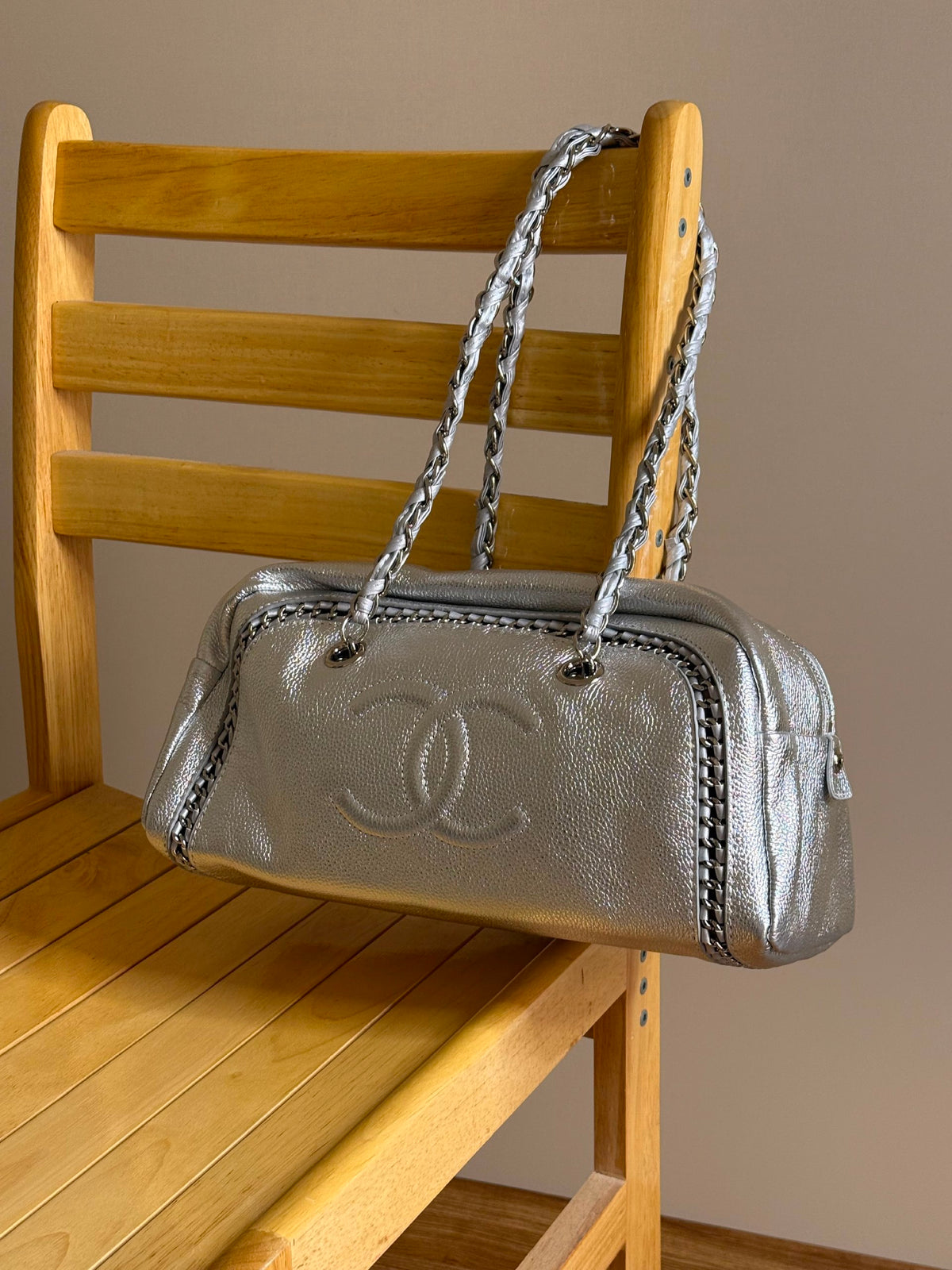 Chanel Shoulder Bag - Silver