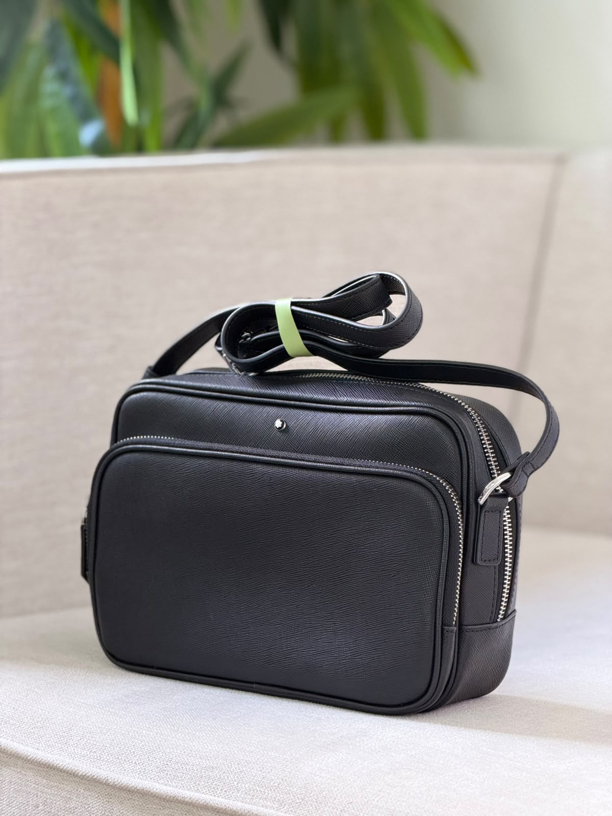 Montblanc Crossbody Bag Front-Pocket - Black