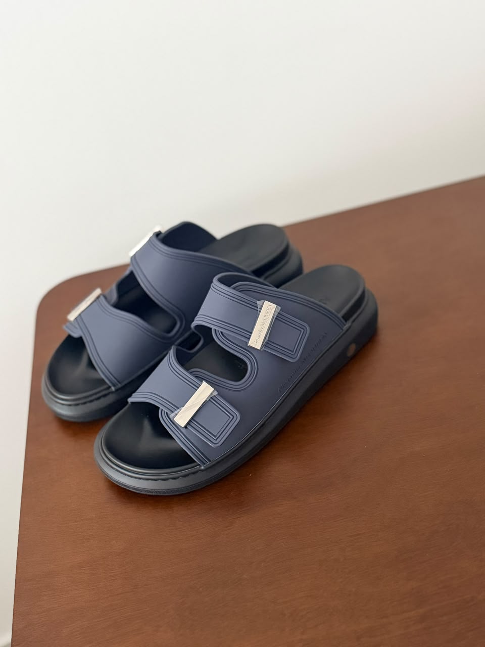 Alexander McQueen Slippers - White, Black, Navy, Green, Grey