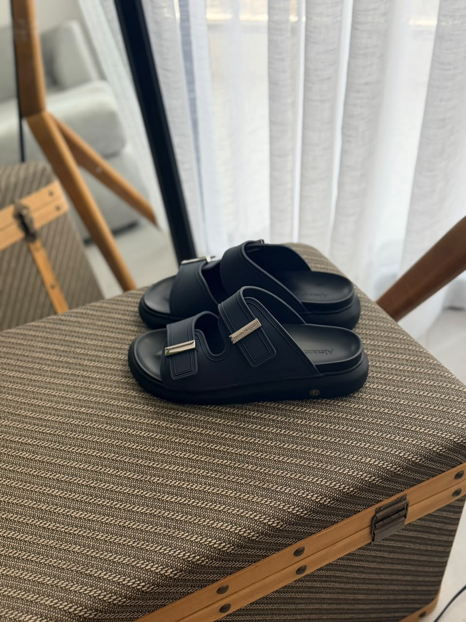 Alexander McQueen Slippers - White, Black, Navy, Green, Grey