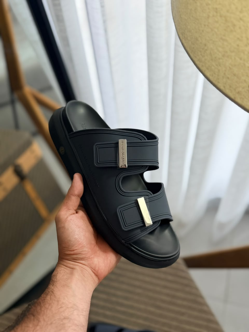 Alexander McQueen Slippers - White, Black, Navy, Green, Grey