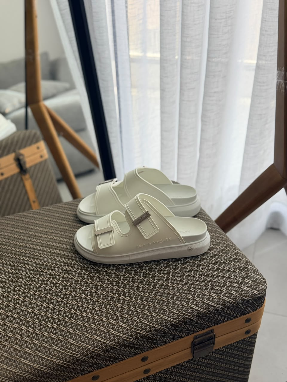 Alexander McQueen Slippers - White, Black, Navy, Green, Grey