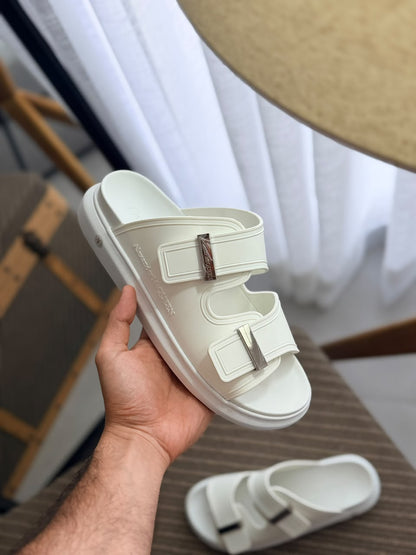 Alexander McQueen Slippers - White, Black, Navy, Green, Grey