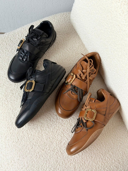 Miu Miu Sneakers - Black, Brown