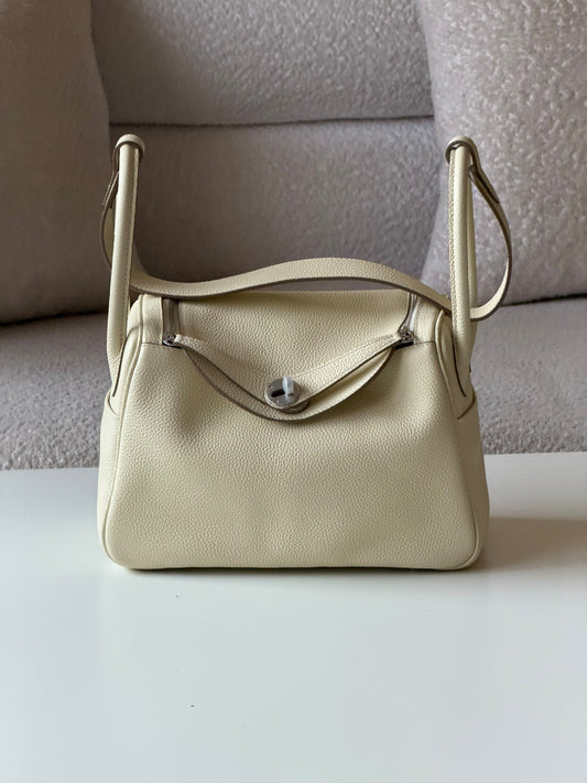 Hermès Lindy Shoulder Bag - White