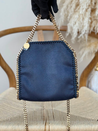 Stella McCartney Chain-Trim Tote Bag - Navy