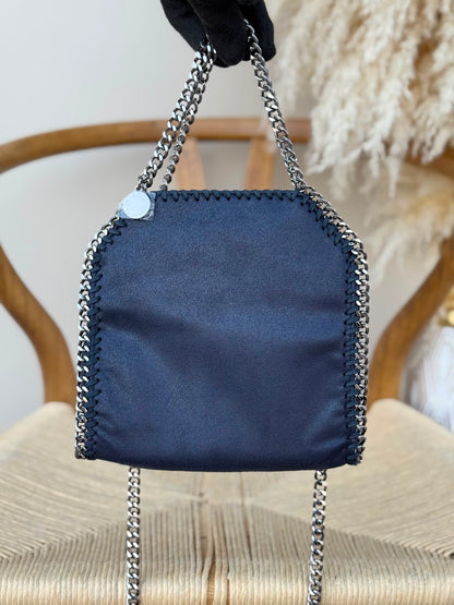Stella McCartney Chain-Trim Tote Bag - Navy