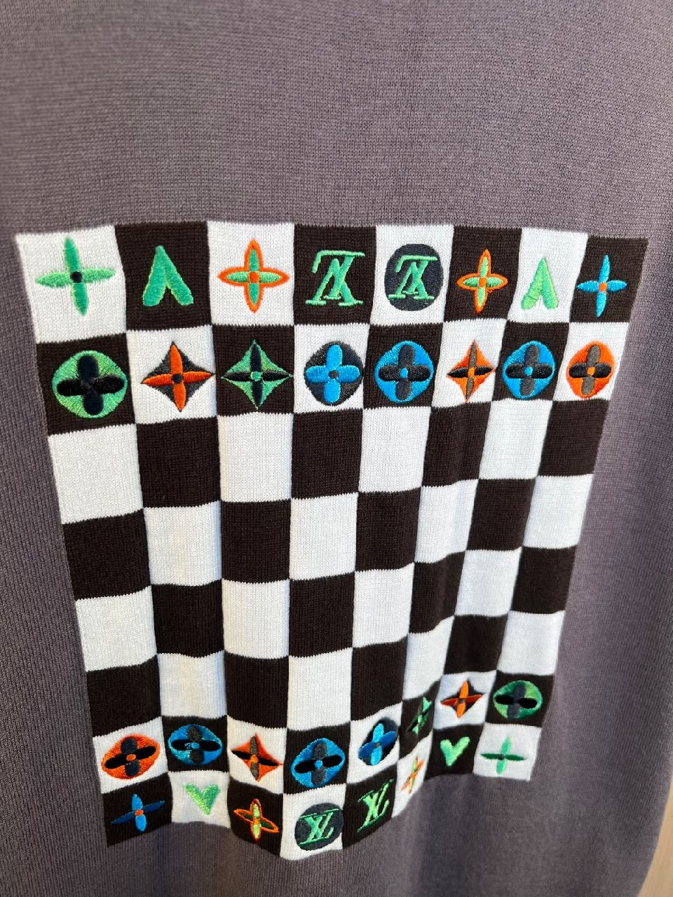 Louis Vuitton Knitted T-Shirt - Grey