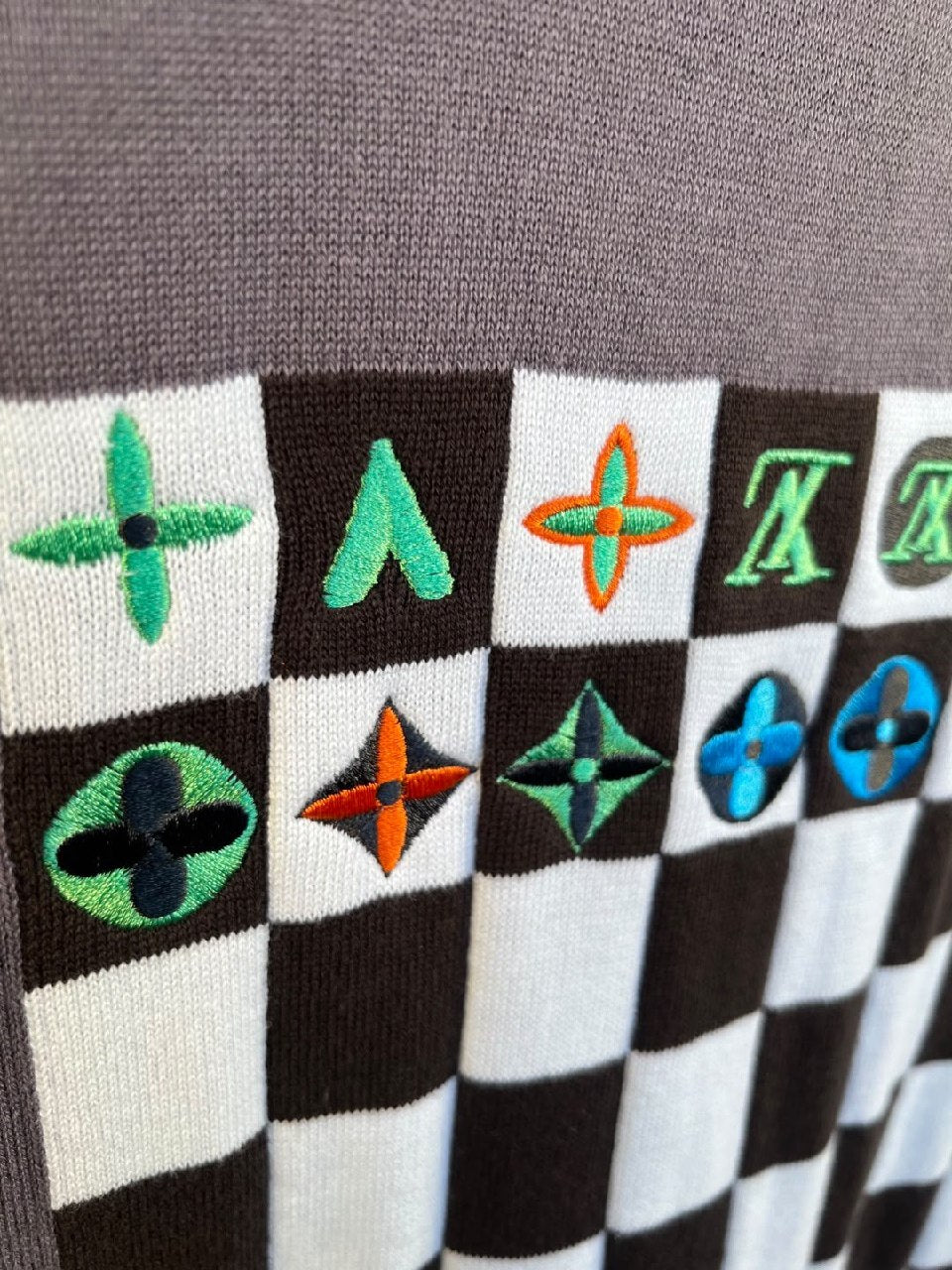 Louis Vuitton Knitted T-Shirt - Grey