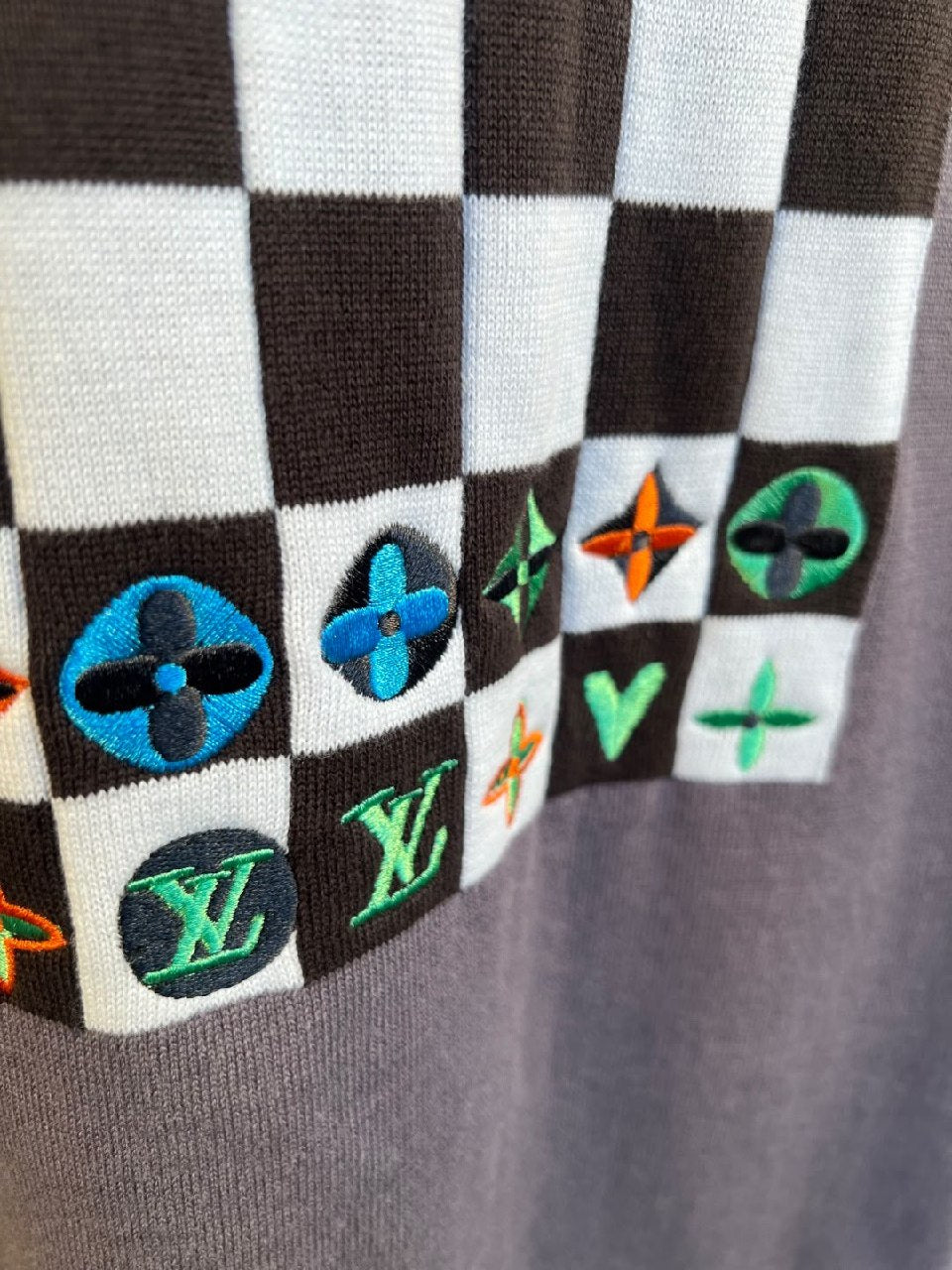Louis Vuitton Knitted T-Shirt - Grey