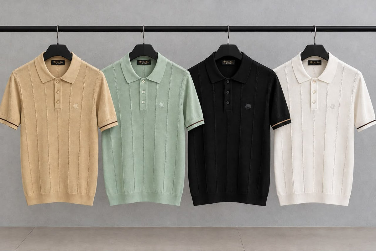 Loro Piana Polo Shirt - Beige, Green, Black, White