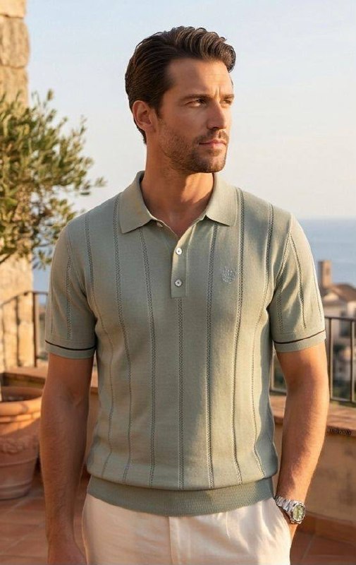 Loro Piana Polo Shirt - Beige, Green, Black, White