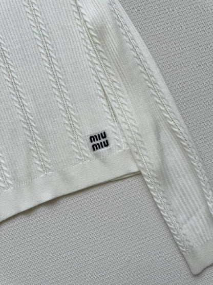 Miu Miu Sweater - White