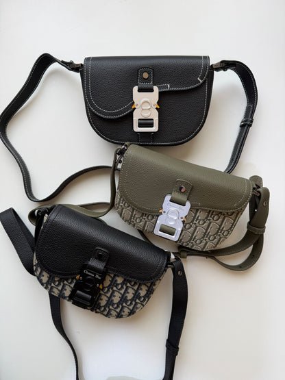 Christian Dior Crossbody Bag - Olive & Monogram
