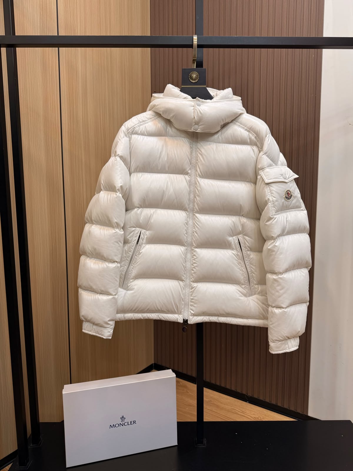Moncler Maya Puffer Jacket - White
