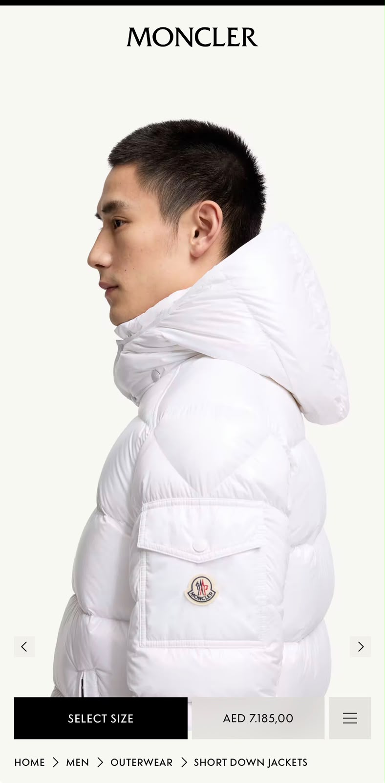 Moncler Maya Puffer Jacket - White