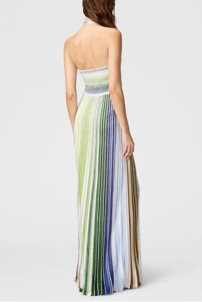 Missoni Striped Halter Dress - Multi