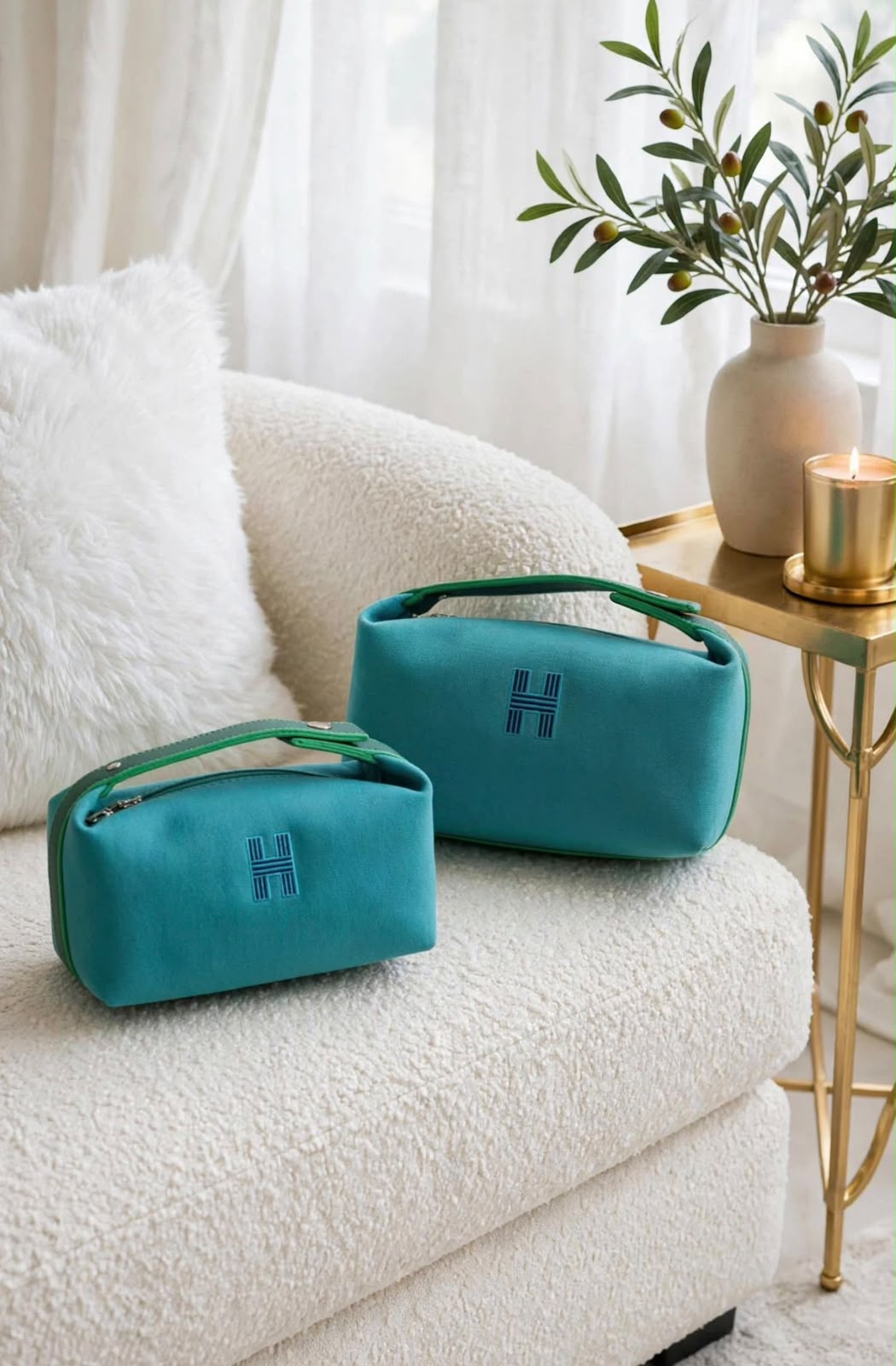 Hermès Makeup Bag - Blue